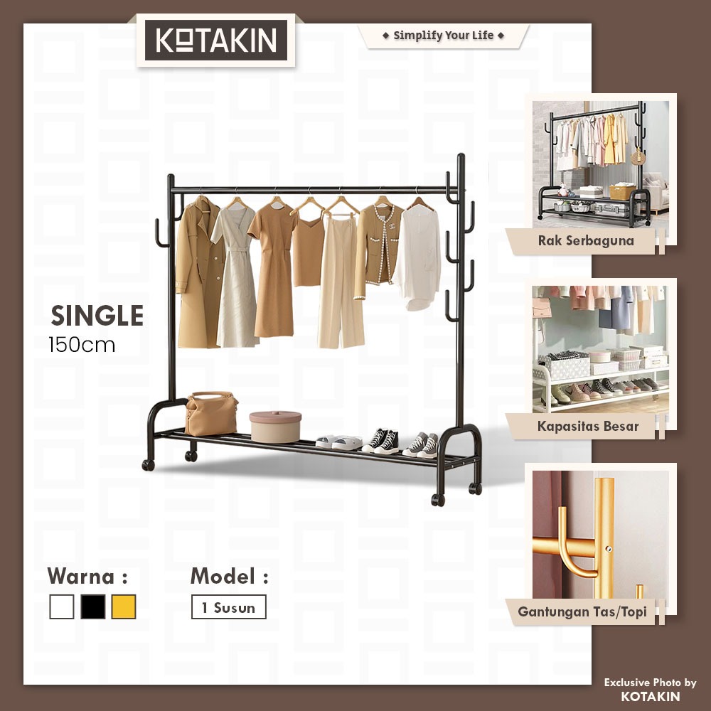 Stand Hanger Gantungan Baju