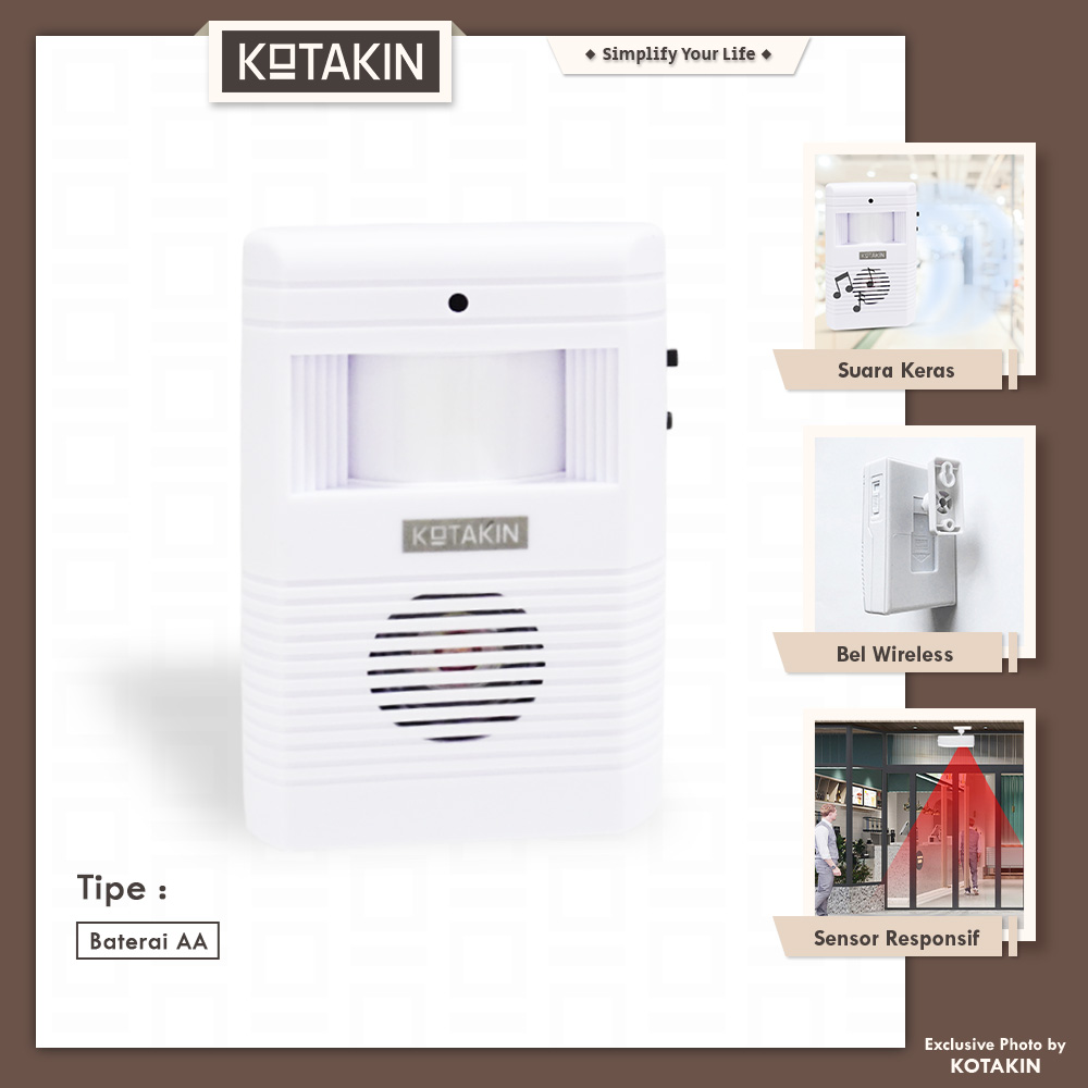 Bel Pintu Sensor