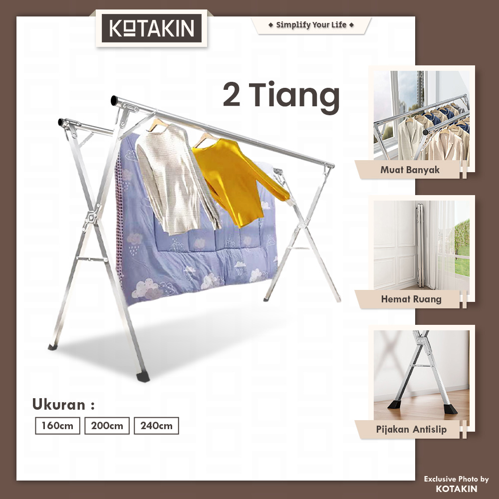 Jemuran 2 Tiang