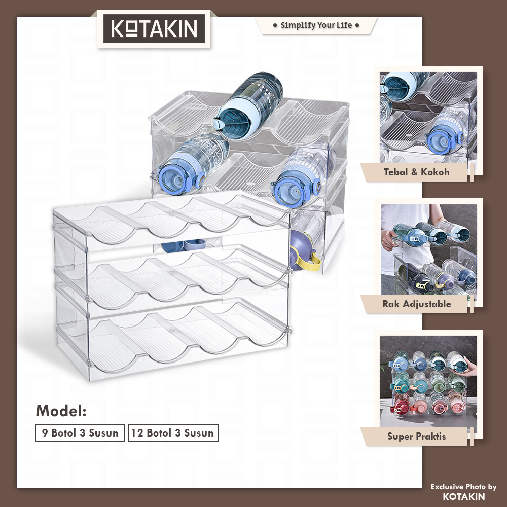 Akrilik Botol Susun