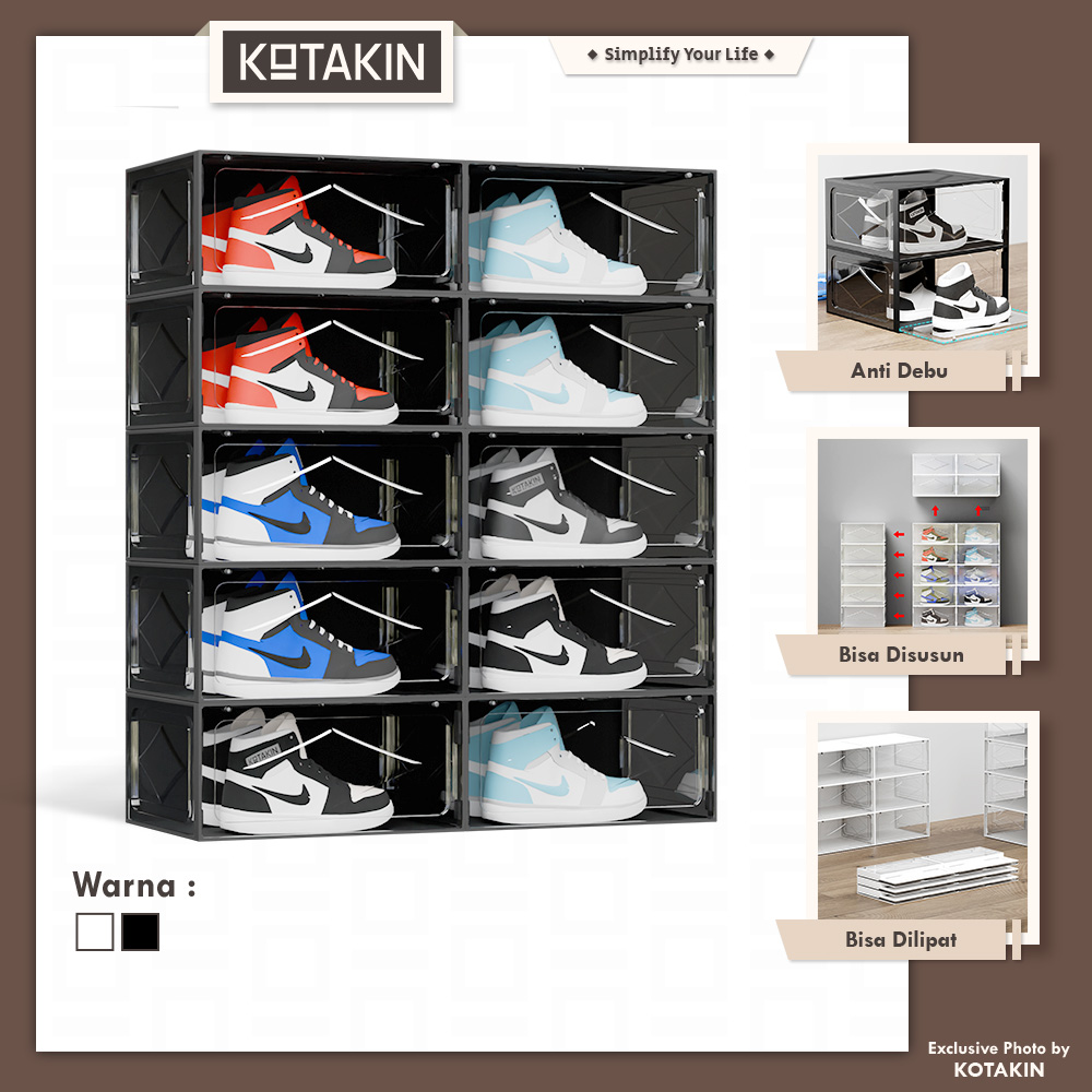 Box Sepatu Lipat