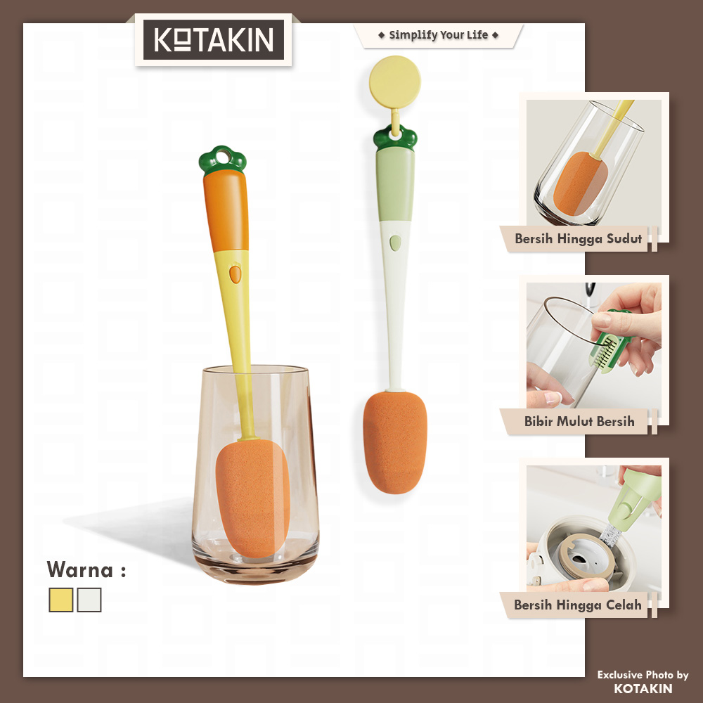 Sikat Botol Wortel