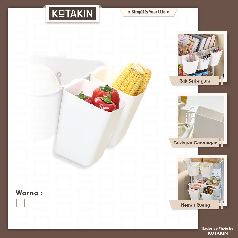 Wadah Gantung Rak Tambahan