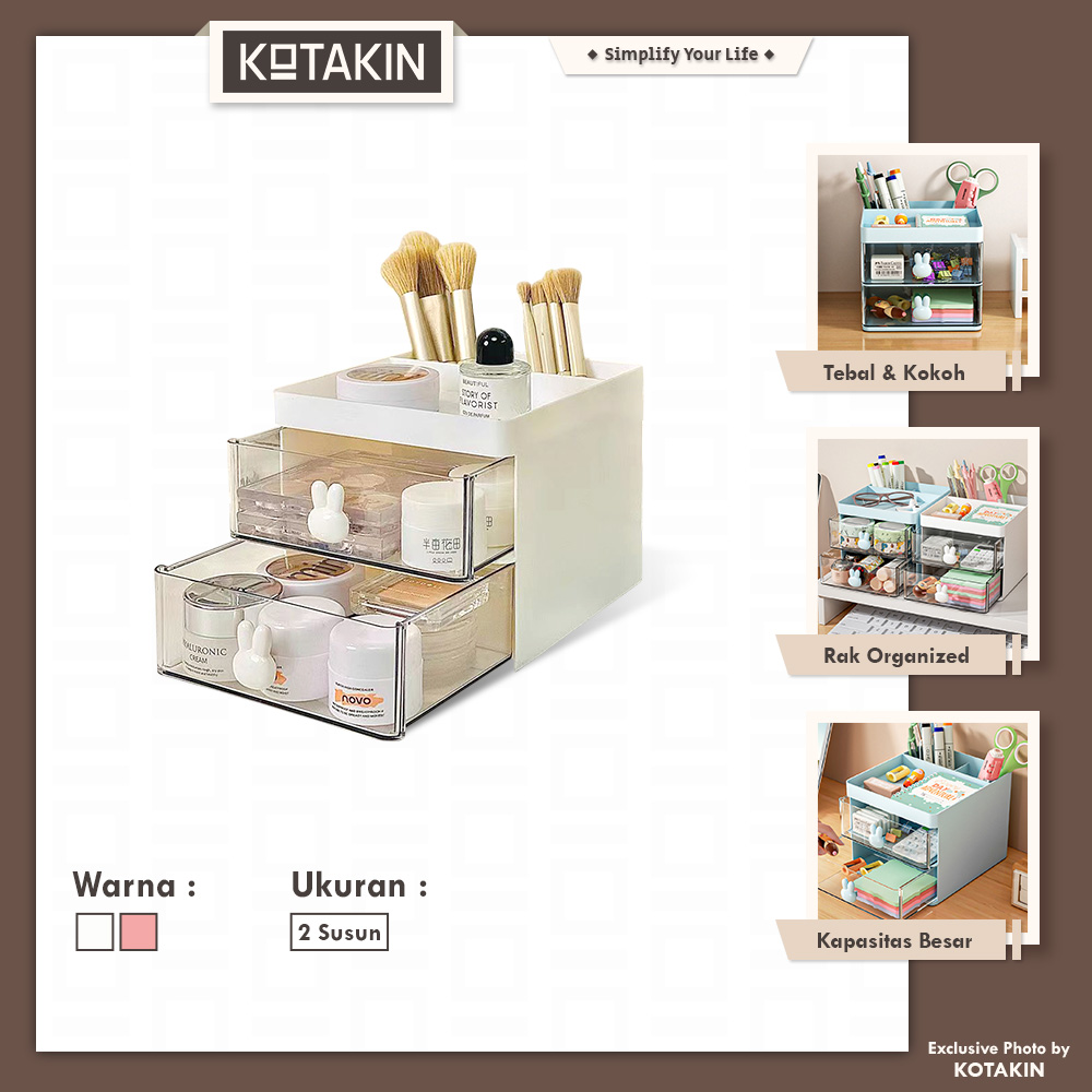 Desk Organizer Laci Meja Mini