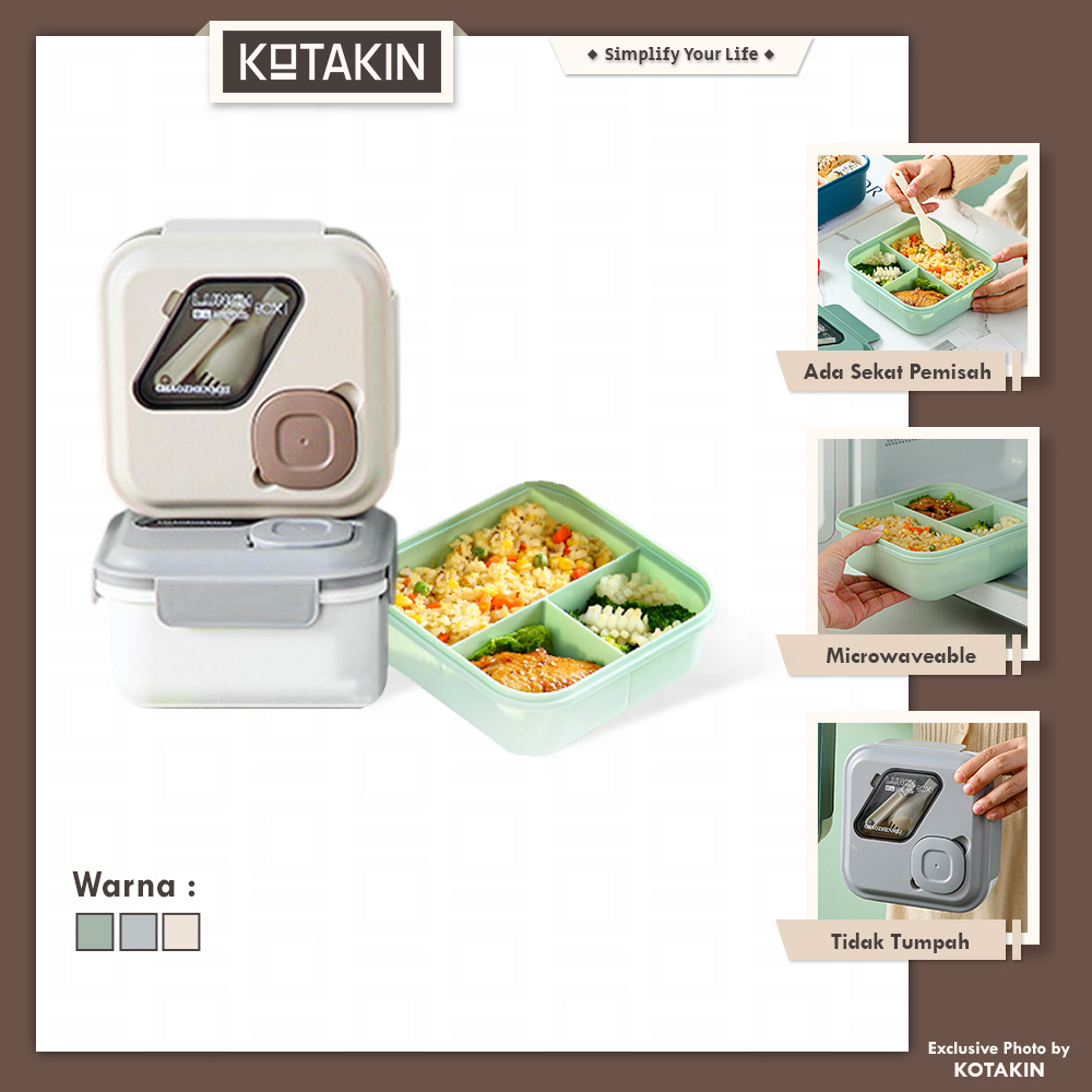 Bento Lunch Box Kotak Makan Food Grade