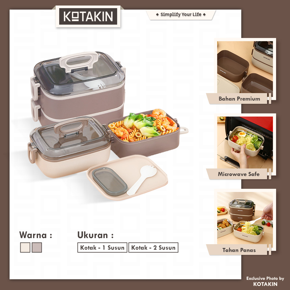 Kotak Makan Rectangular Lunch Box