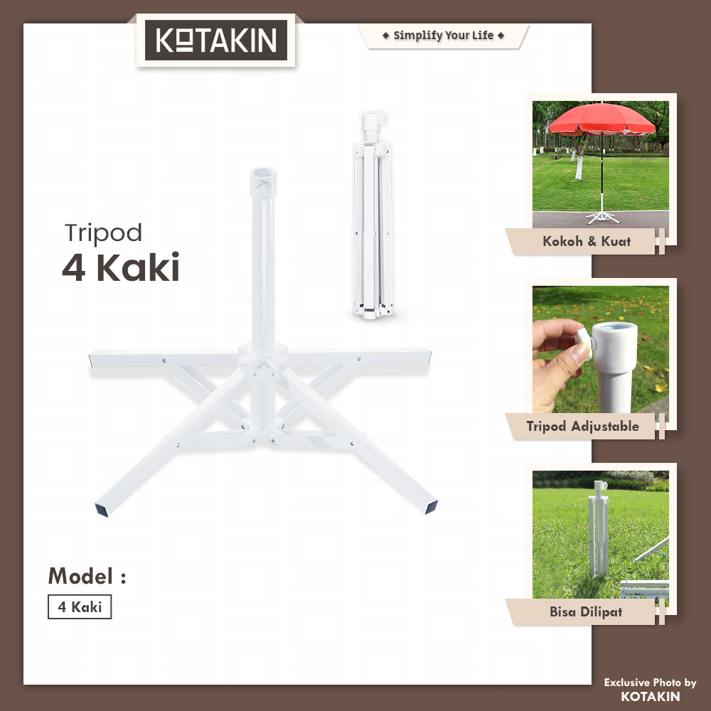 Tripod Penyangga Tenda 55 Cm