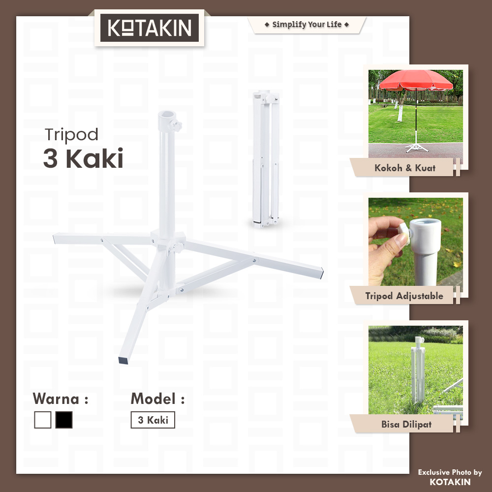 Tripod Penyangga Tenda 45 Cm