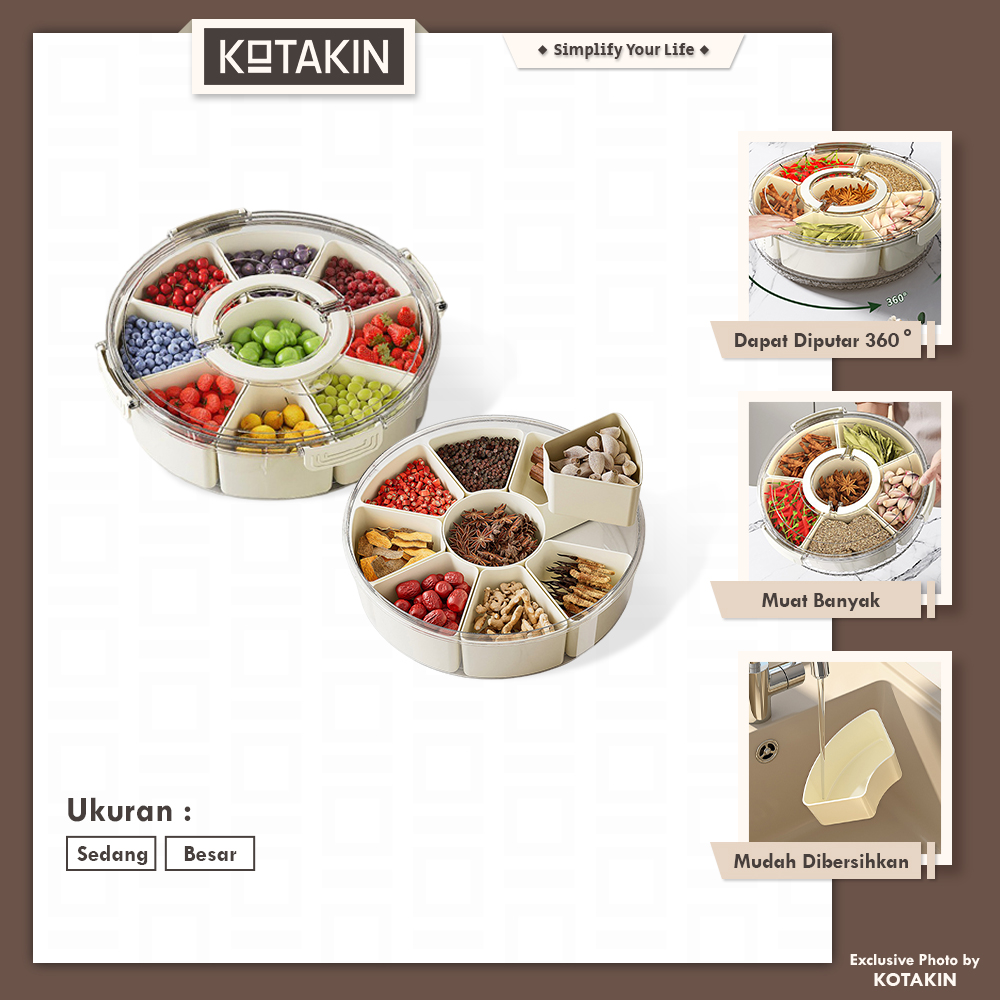 Toples Bulat Putar Sekat