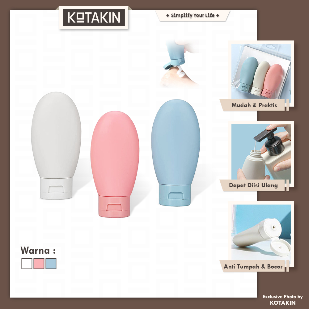 Botol Sabun Lotion Macaron Mini Travelling