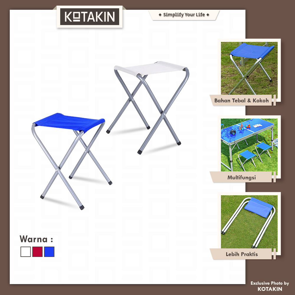 Kursi Lipat Portable Camping Outdoor
