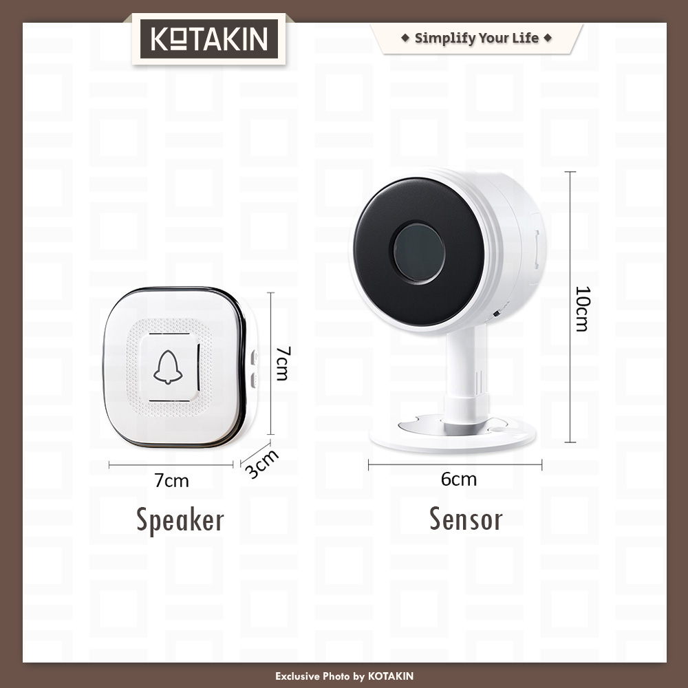 Bel Rumah Toko Wireless Tanpa Kabel
