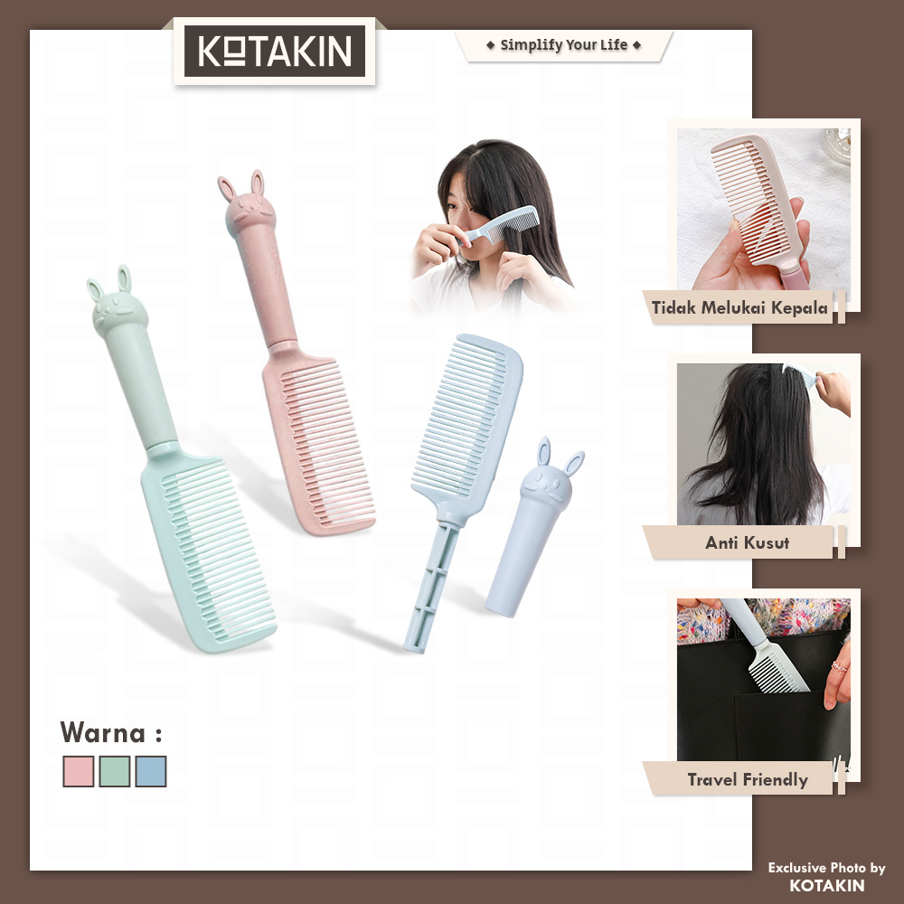 Sisir Rambut Korea Lucu