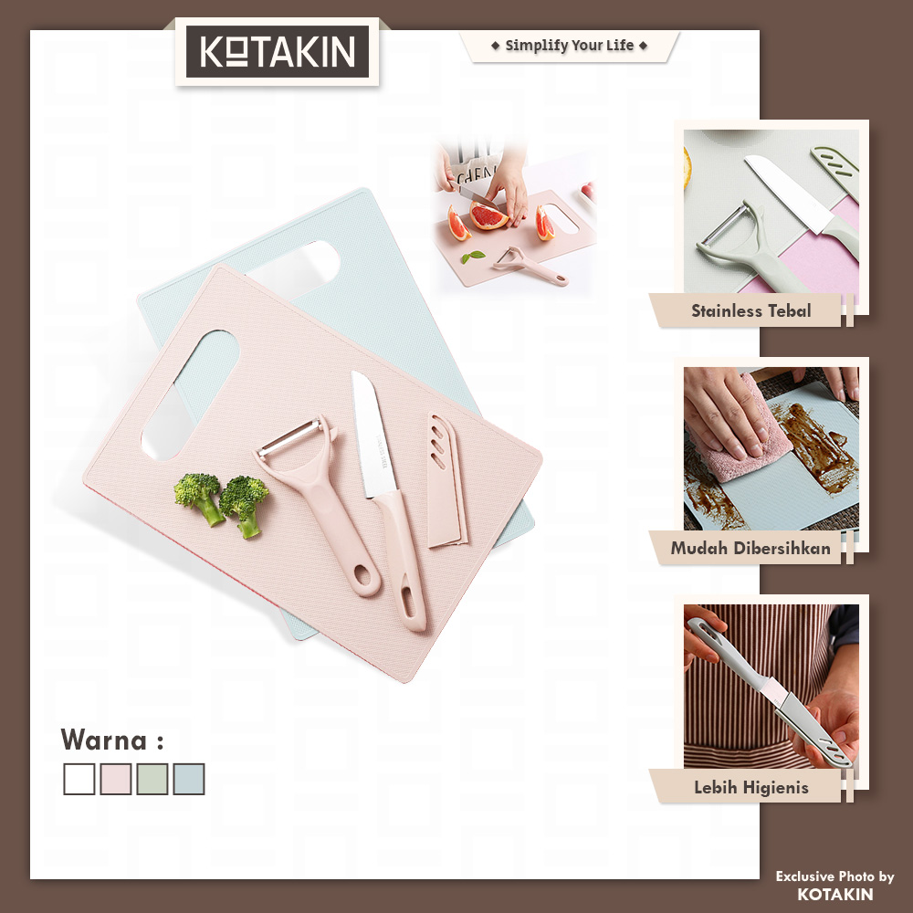 Talenan Pisau Set 3in1