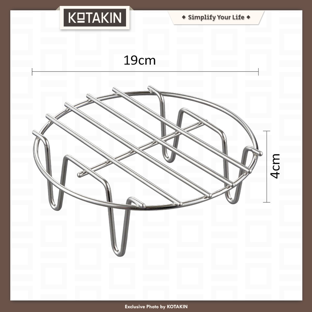 Tatakan Panci Kukus Stainless Steel