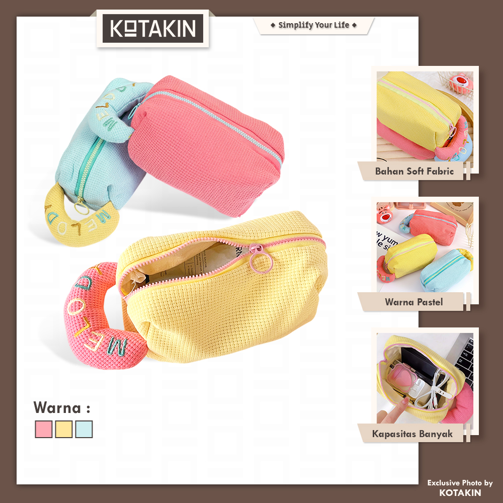 Tas Make Up Serbaguna Tempat Pensil Korea