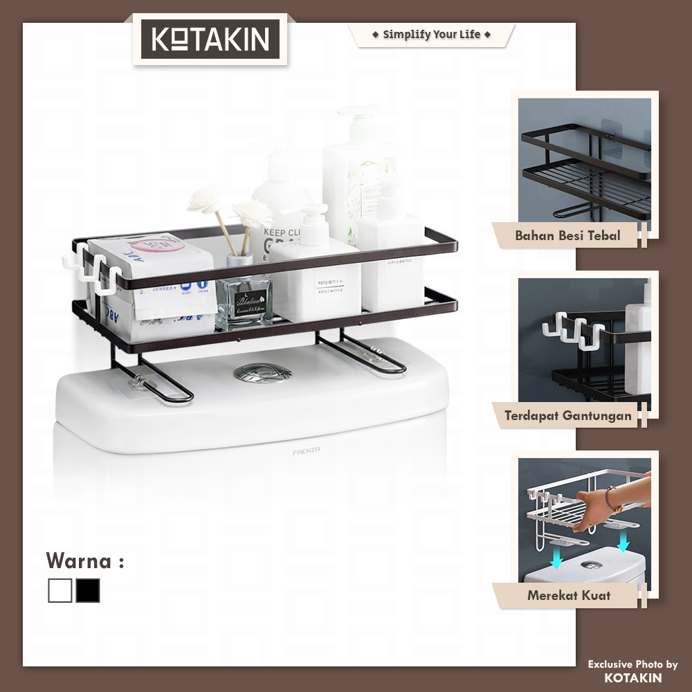 Rak Kawat Atas Toilet