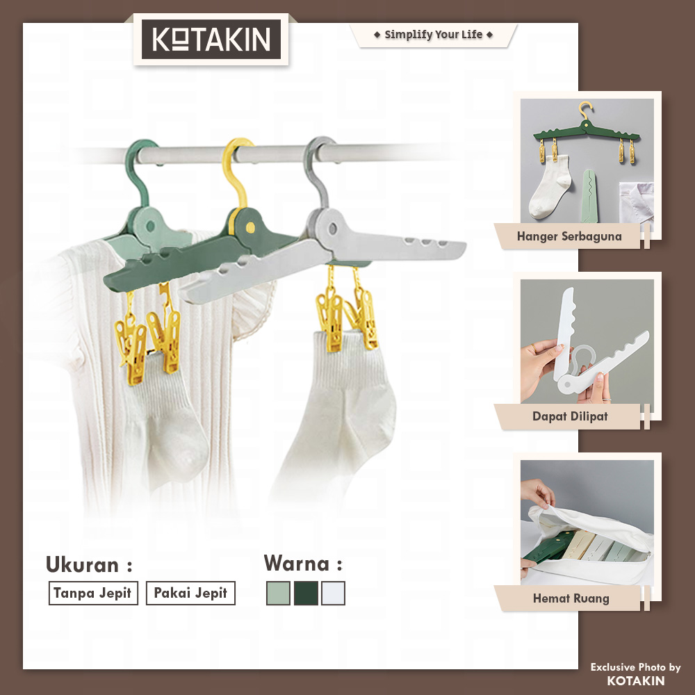 Gantungan Baju Lipat