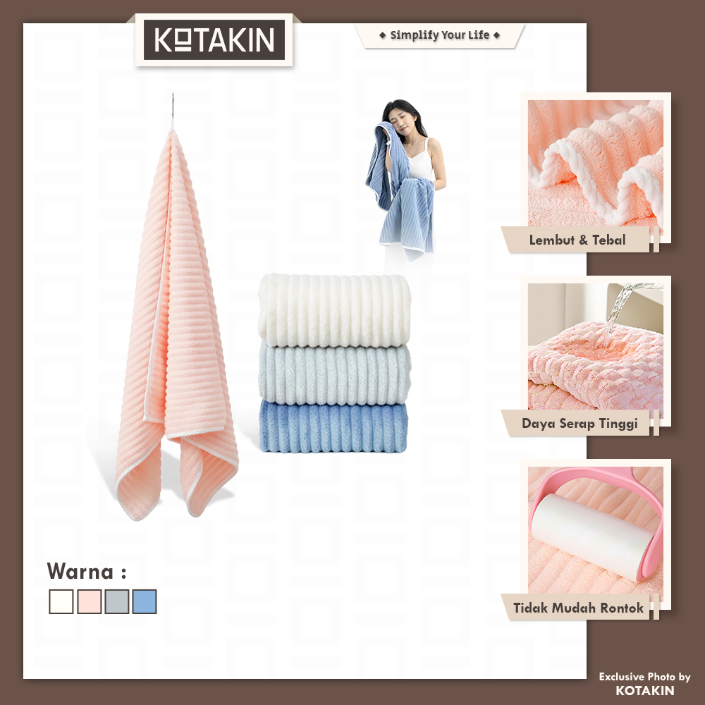 Handuk Mandi Dewasa Halus