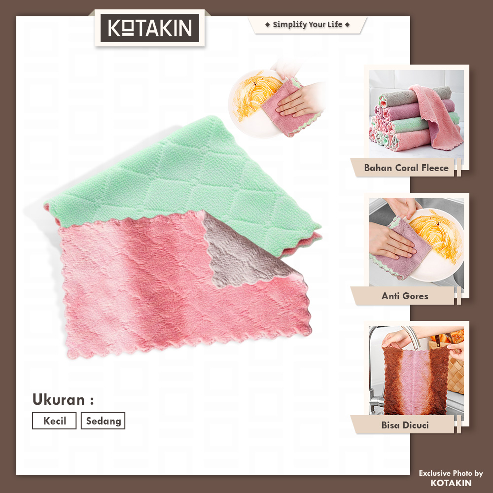 Serbet Kain Dapur Lap Kebersihan