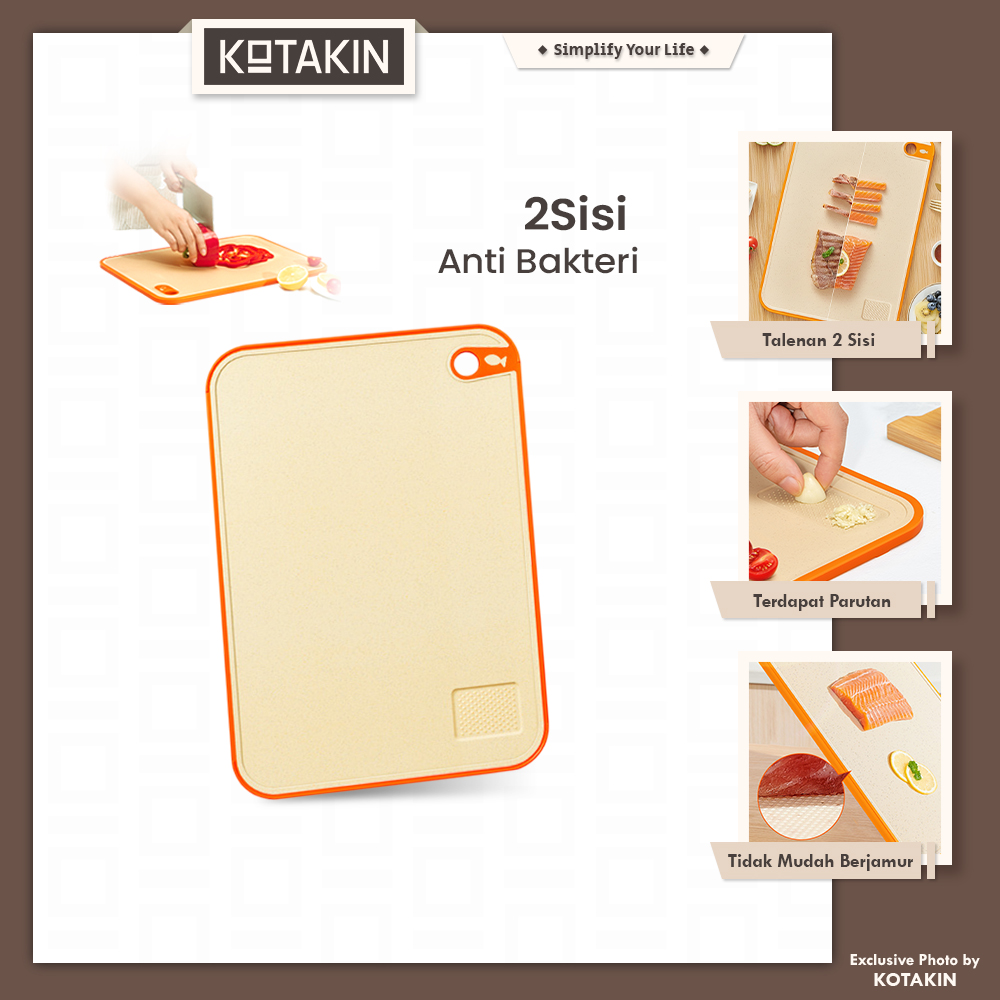 Talenan 2 Sisi Anti Bakteri Jamur