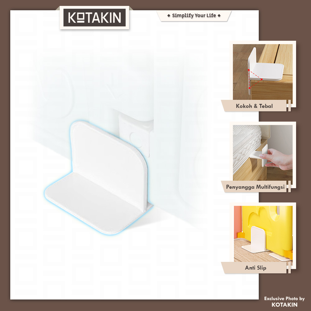 Siku L Penyangga Furniture Meja Lemari