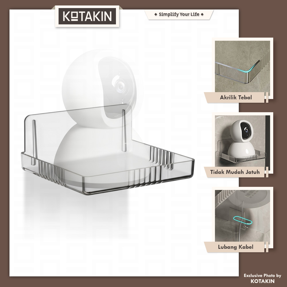 Rak CCTV Tempel Bracket Holder Tatakan Dinding