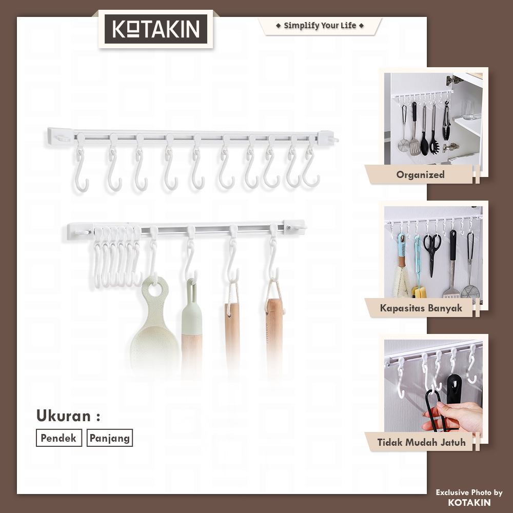 Gantungan Dapur Cantolan Spatula Lap